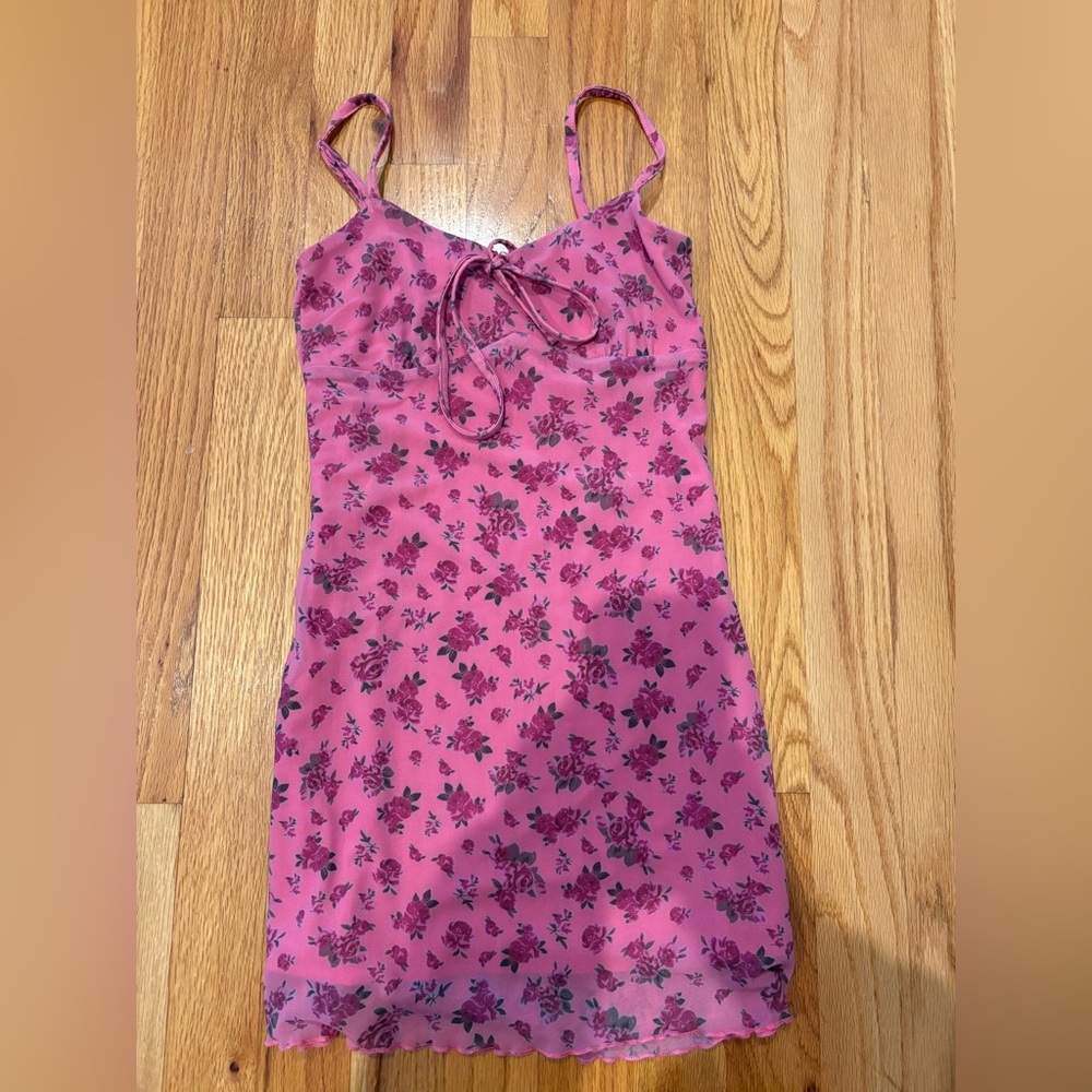 Katie J NYC Pink Floral Kids Dress